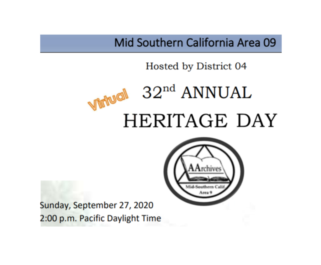 Heritage Day, Richard W. Interviewed by Anthony A. (September 27, 2020)