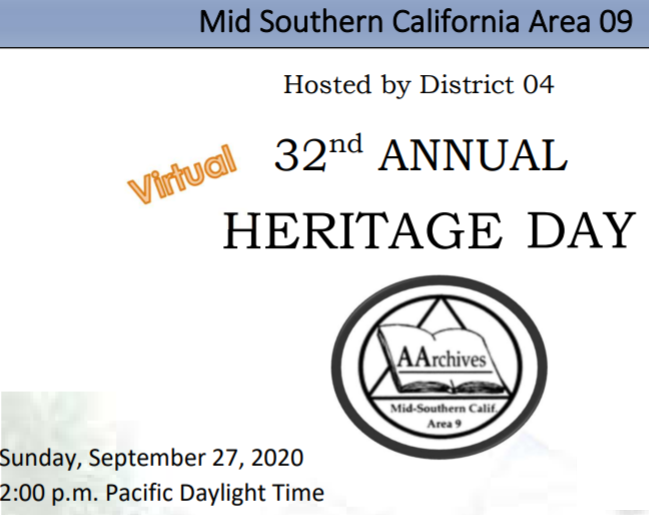 Heritage Day, Jerry B. & Jerry F. Interviewed by Gerry W. (September 27, 2020)