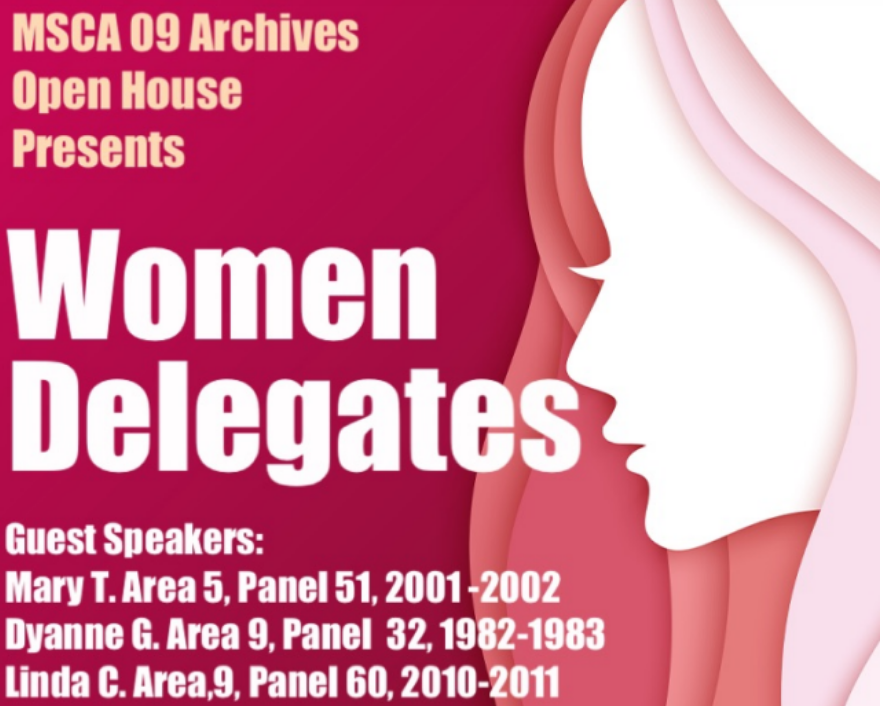 MSCA 09 Archives Open House Presents Women Delegates