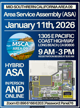 MSCA 09 ASA Sunday, January 11, 2026 (2026.1.11)