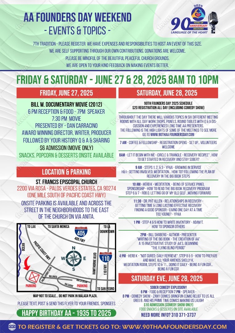 AA FOUNDERS DAY WEEKEND — 1935-2025