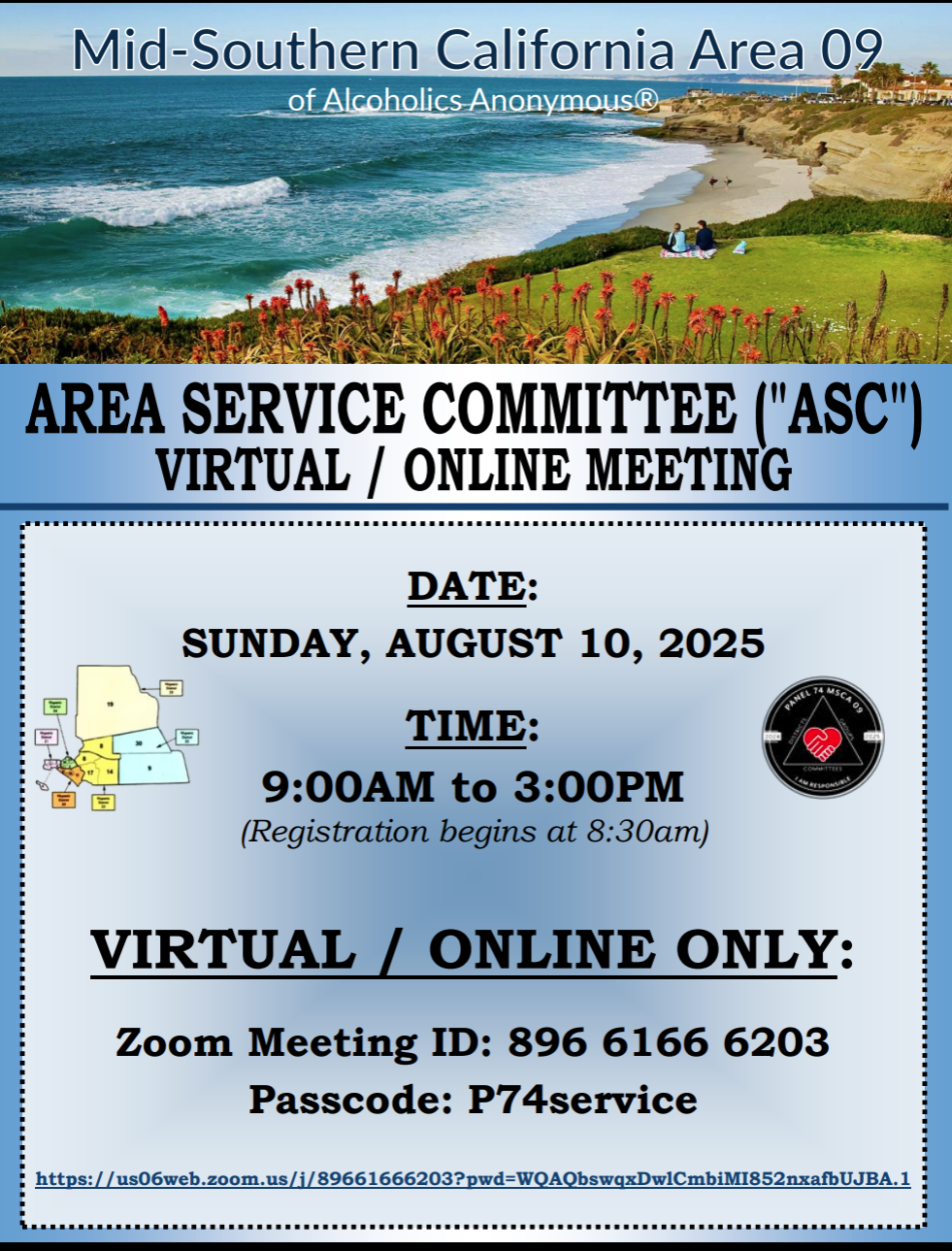 AREA SERVICE COMMITTEE (MSCA 09 ASC: AUGUST 10)