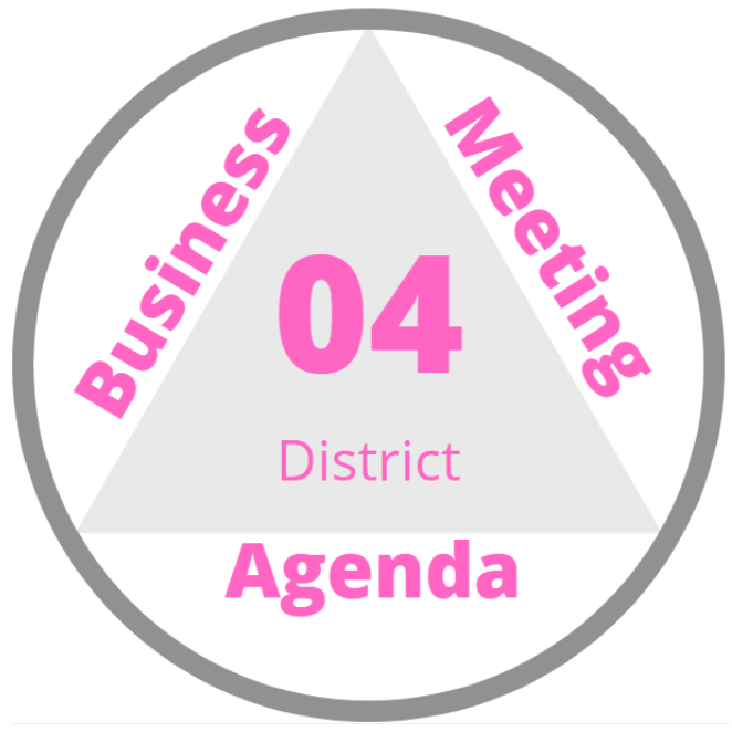 Agenda’s (D4 MSCA 09 Business Meetings)